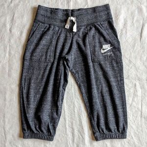 Nike Cropped Sweatpants - Youth Girl's Size Small